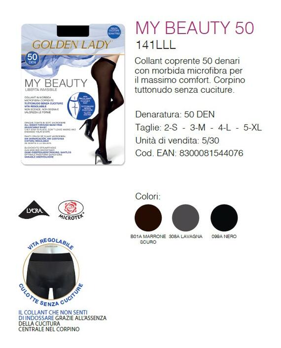 - 141LLL COLLANT DONNA MICROFIBRA MY SECRET 50